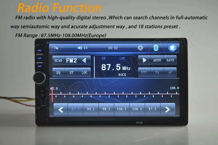 Магнитола 2 Дин Радио HD Авторадио MP5 плеер сенсорный экран Авто Аудио Стерео Bluetooth зеркальная поверхность подключение радио-Кассетный проигрыватель автомагнитола