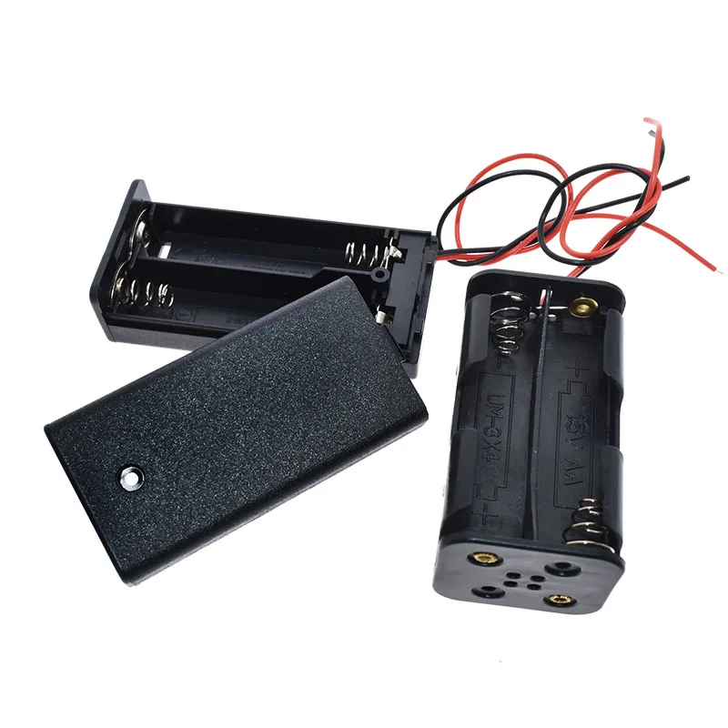 AA Размер мощность Батарея чехол для хранения коробка держатель провода с 1 2 3 4 6 слотов Контейнер сумка DIY стандартные батареи зарядки Droship