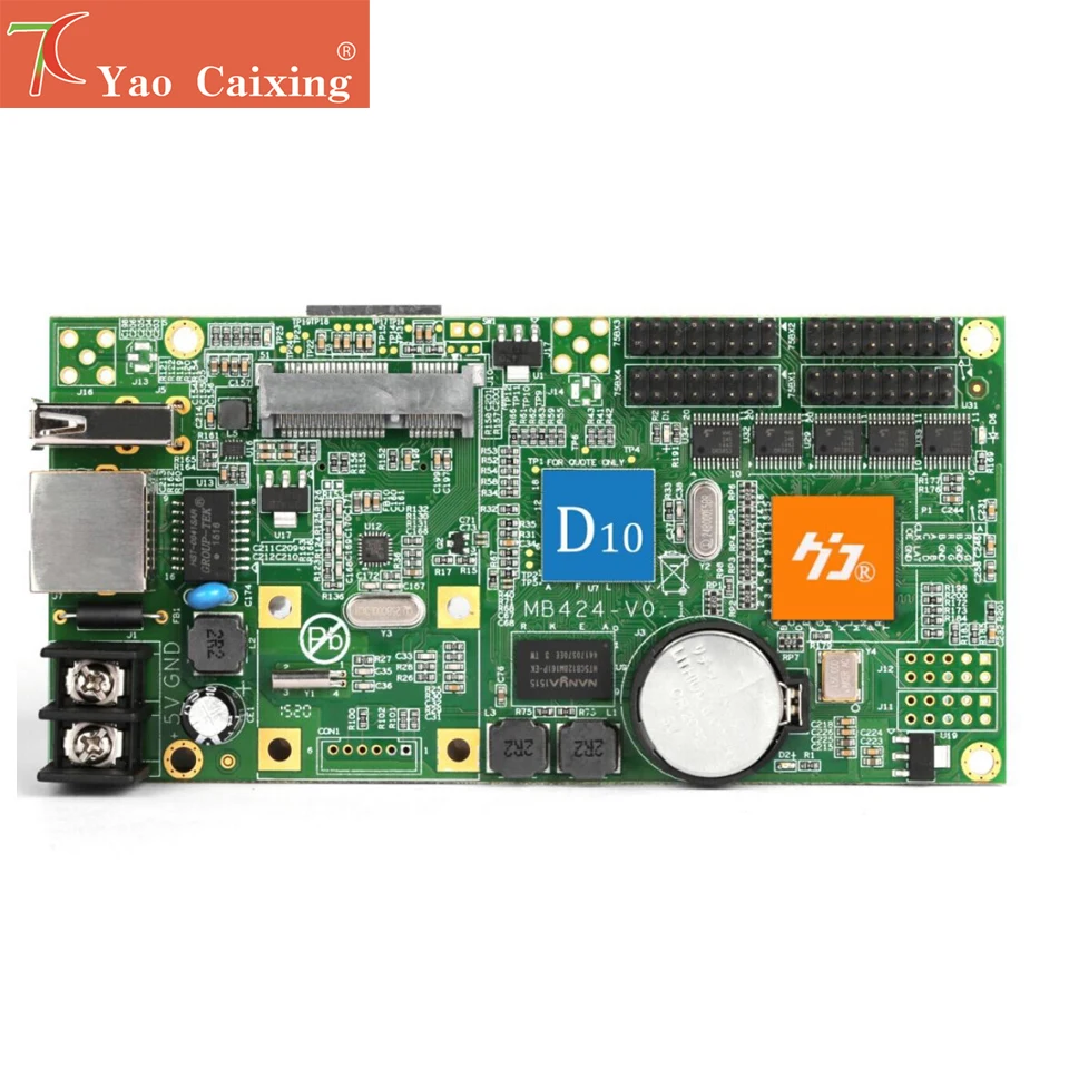 

Free shipping HD-D10 controller with usb/rj45/wifi HUB 75 Full color indoor/outdoor compatible control system card