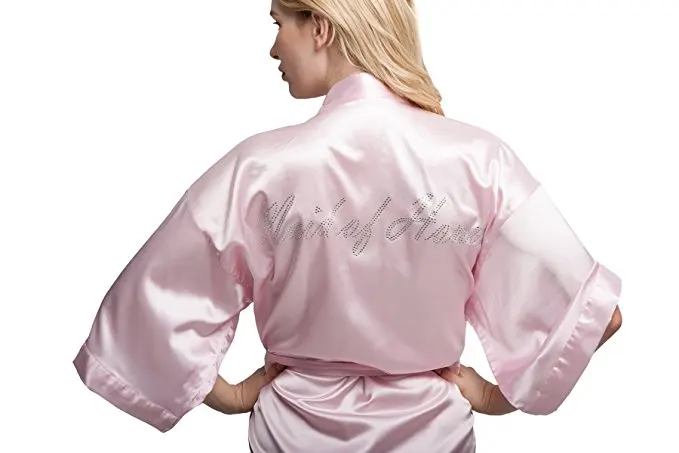 Ночная рубашка ночная для невесты|bridesmaid robes|bride robebathrobe female |