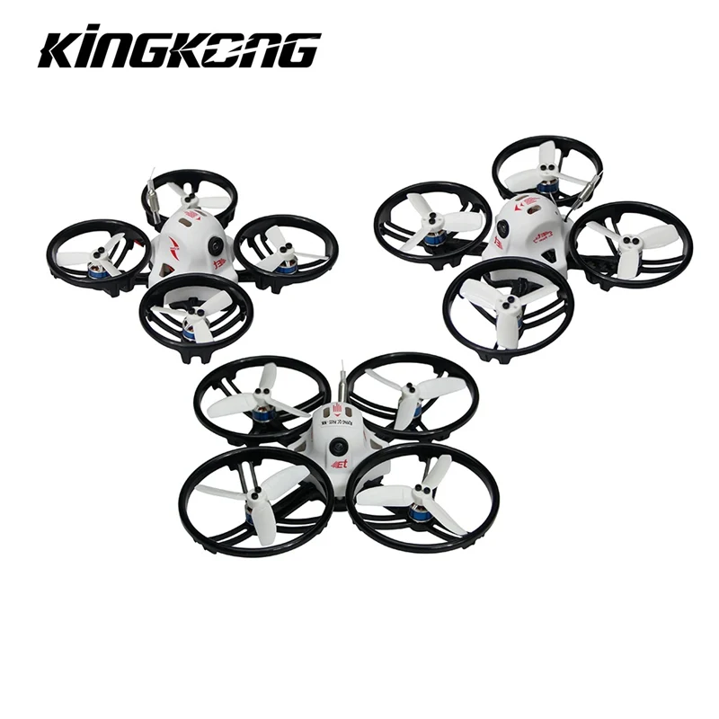 KingKong et серии ET100 100 мм Micro FPV-системы Racing Drone 800TVL Камера 16ch 25 МВт/100 МВт VTX RC quadcopter БНФ VS Kingkong tiny6