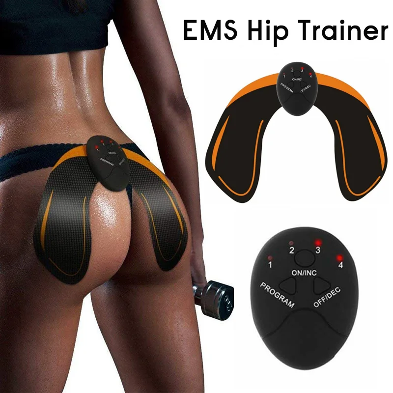Умный EMS тренажер для бедер электрический стимулятор мышц беспроводной стимулятор ягодиц брюшной полости ABS фитнес массажер для похудения тела
