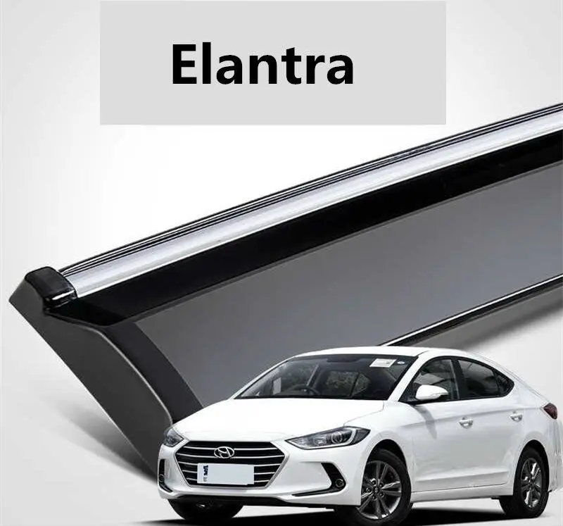 Для hyundai Elantra- солнцезащитный козырек от дождя и дыма вентиляционная дверь козырьки