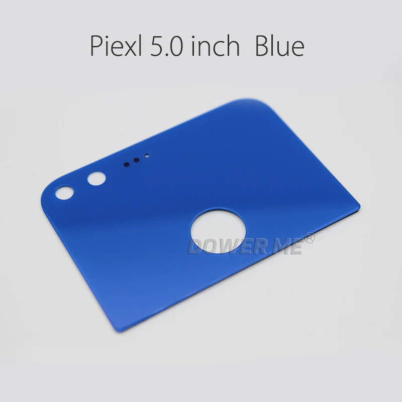 Dower Me OEM Новая Задняя стеклянная крышка батарейного отсека Корпус объектива камеры для Google Pixel 5,0 дюймов Pixel XL 5,5 дюймов запасные части - Цвет: Pixel 5.0 Blue