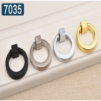 1pcs Retro Metal Kitchen Drawer Cabinet MINI Handle Furniture Knobs Hardware Cupboard Antique Brass Shell Pull Handles