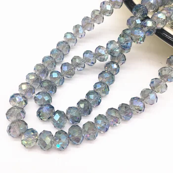 

Wholesale 4/6/8mm Rondelle Austria Faceted Crystal Glass Beads,Wheel Beads,Transit Beads,Bracelet Necklace Diy Jewelry Making #C
