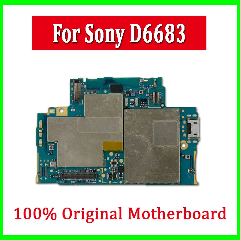 Хорошее качество и разблокирована для sony Xperia Z3 D6683 материнская плата, для sony Z3 D6683 материнская плата с чипами