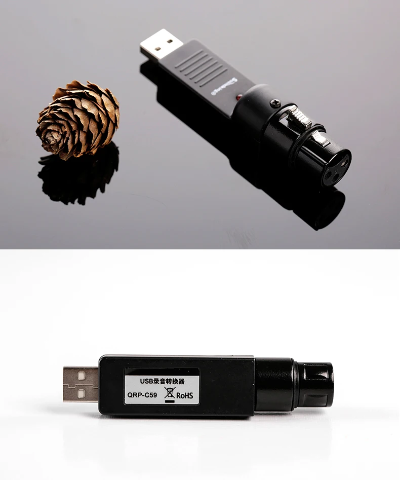 Soundking XLR(F) to USB recorder для преобразования аудиосигнала в цифровой сигнал для сохранения в ПК подходит для динамического микрофона C59