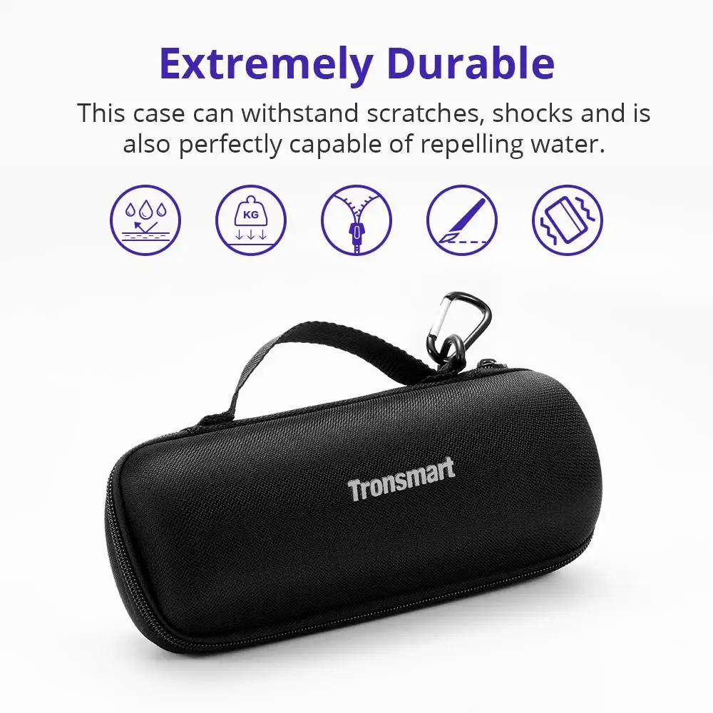 Tronsmart T6 чехол для переноски Портативный динамик сумка с карабином Hocks для Tronsmart Element T6 Bluetooth динамик коробка