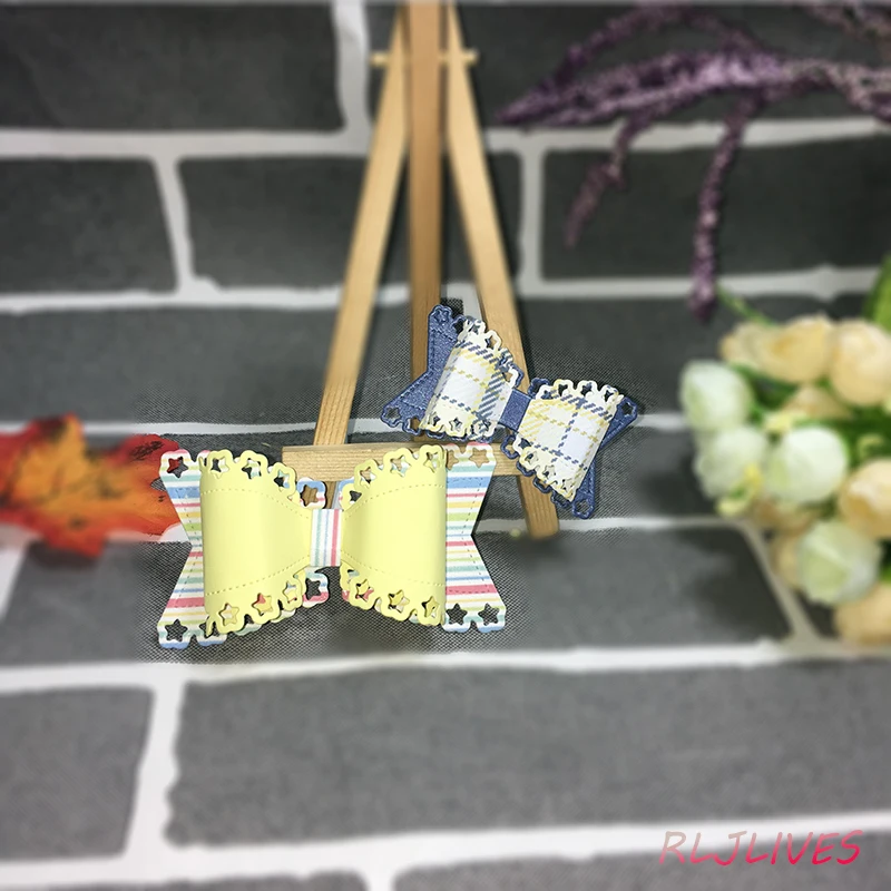 

Star Bow Metal Cutting Dies Stencils for DIY Scrapbooking Stamp/photo album Decorative Embossing DIY Paper Cards