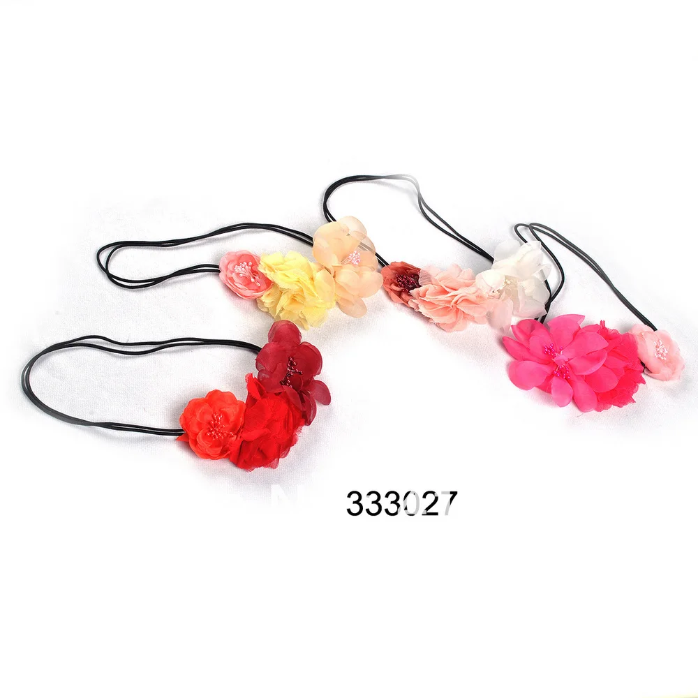 4PCS/LOT Elastic Stretch Headband Light Magic Girls Small Flower Fashion Headwear Hair Accessories | Детская одежда и обувь