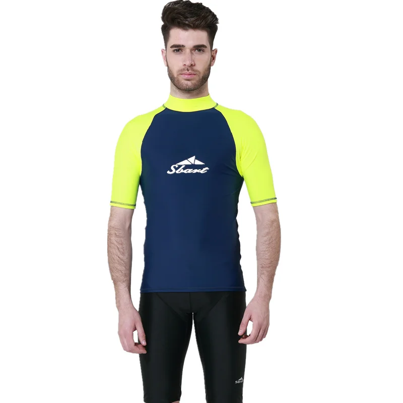 الرجال الغوص إركب الرياح طفح الحرس بذلة تصفح الأشعة فوق البنفسجية حماية السباحة قميص بدلة غطس قمم طويلة الأكمام ملابس السباحة تصفح معدات
