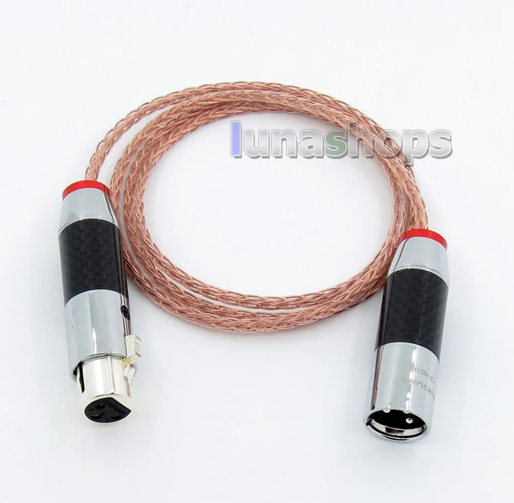1,2 м Acrolink FP-9133AG 8 ядер XLR 3 контакта штекер наружный для динамика кабель Hi-Fi(AG)(A+ C)(CU) LN005774
