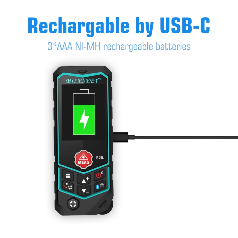 Mileseey Laser Distance Meter R2/R2B Laser Rangefinder Laser Tape Range Finder ruler Diastimeter Measure Roulette Mileseey Laser Distance Meter R2/R2B Laser Rangefinder Laser Tape Range Finder ruler Diastimeter Measure Roulette