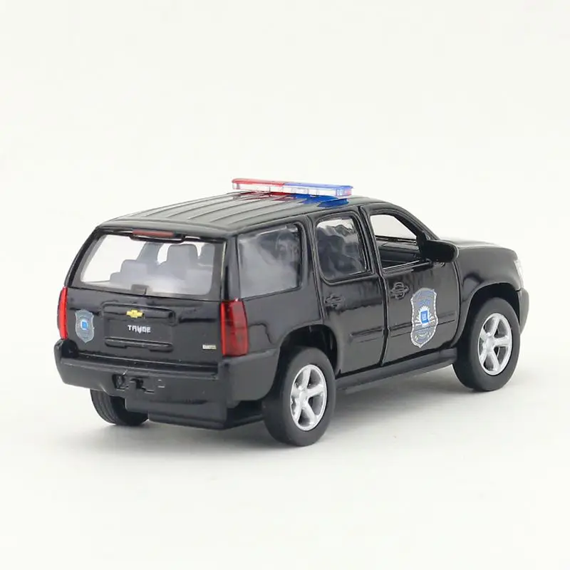 WELLY 1/36 скал полиция версия 2008 Chevrolet Tahoe полноразмерные SUV литая модель Металл