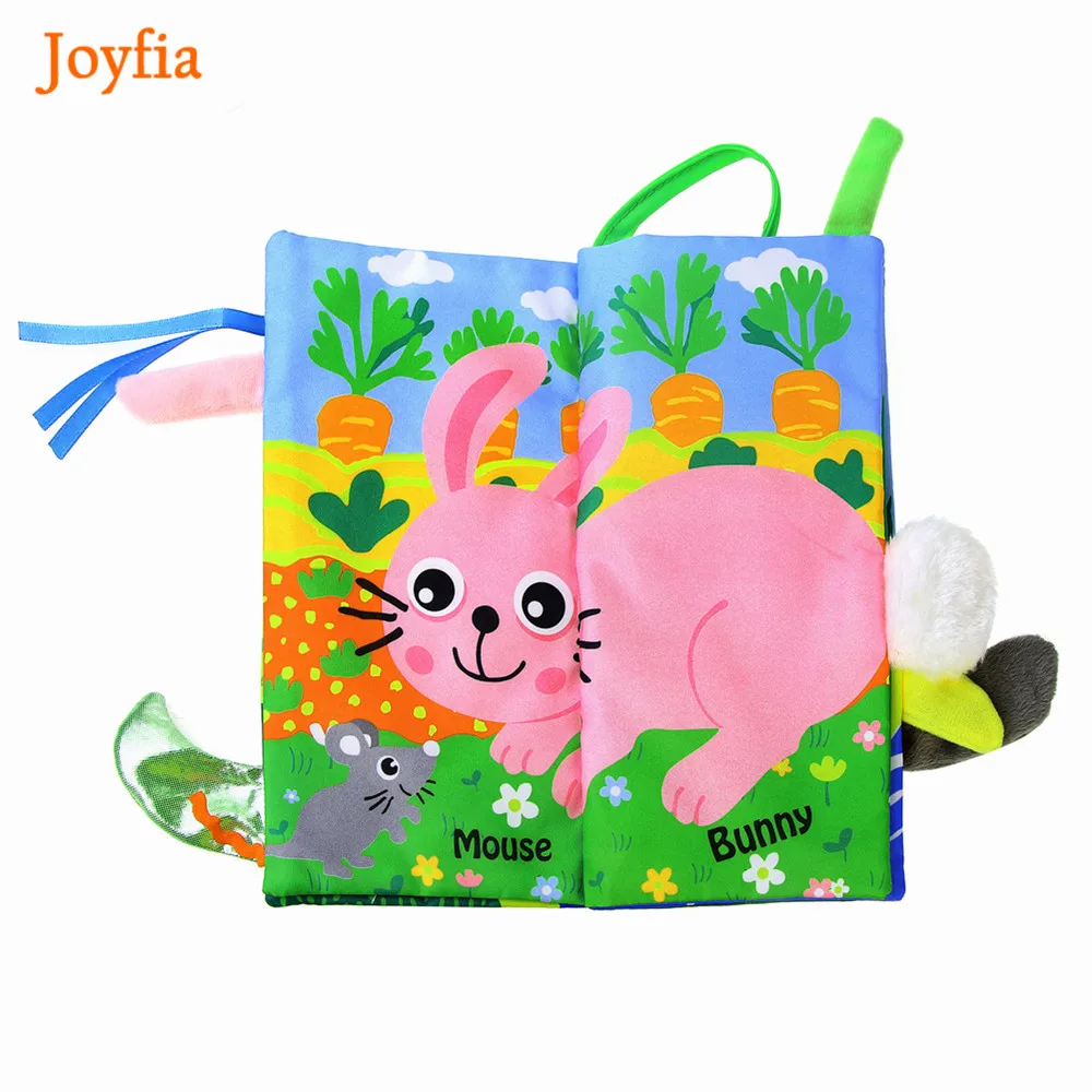 Baby Infant Toys Baby Cloth Book Early Learning Educational Toys with