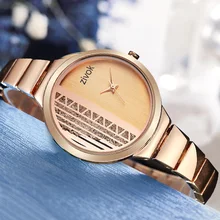 Zivok Criativo Amantes Das Mulheres Bracelet Watch Rose Gold Ladies Mulheres Relógios Relógio Relogio feminino Luxo Menina de Pulso de Quartzo