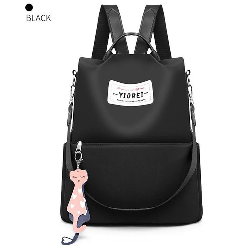 Высококачественный водонепроницаемый Женский мини-рюкзак для девочек, нейлоновый маленький рюкзак для покупок, сумка для путешествий, серый, черный, красный цвета