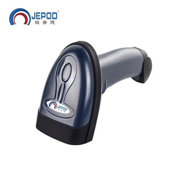 Leitor de Código de Barras Scanner de Código de Barras sem Fio Scanner sem Fio – com Fio para Windows Wired m Laser Barcode ce Jepod Jp-g2w – 2.4g 10