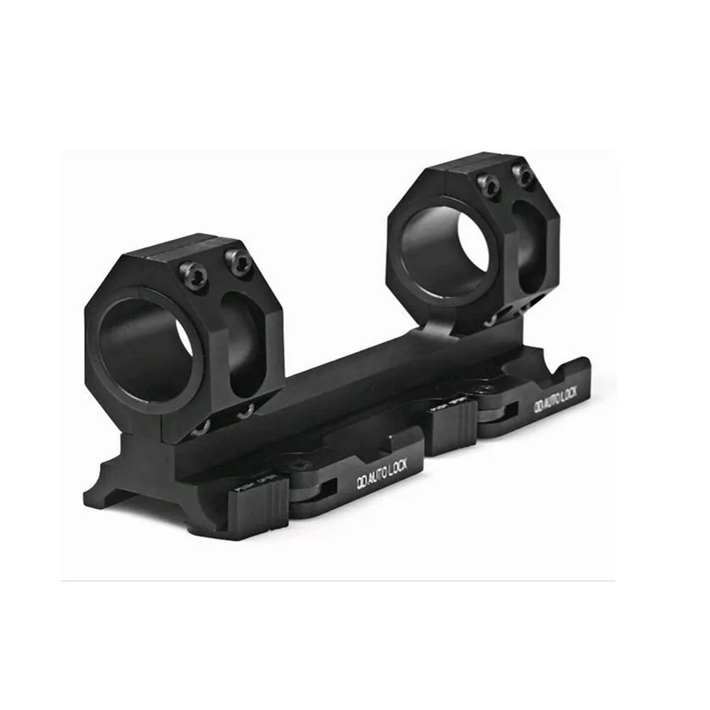 

TENSDARCAM Tactical Dual Ring Cantilever Heavy Duty Scope Mount 25mm/30mm QD Auto Lock Adapter Picatinny Weaver