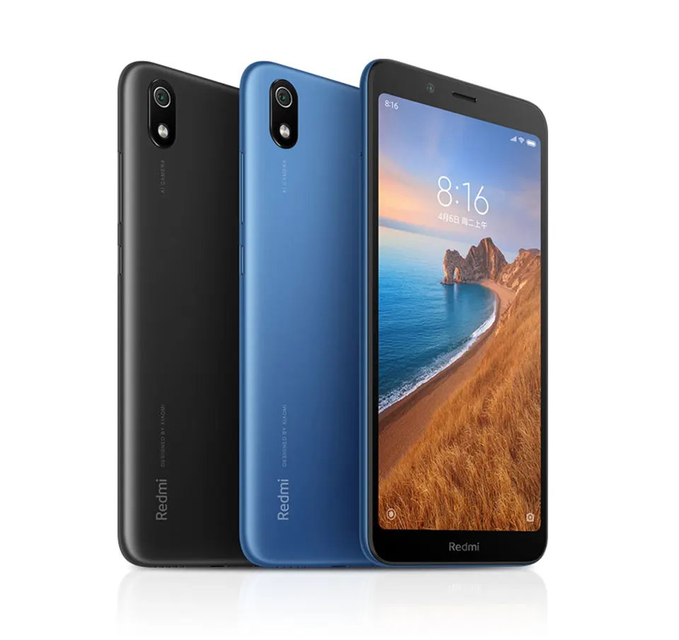 Xiaomi Redmi 7A 7 A с глобальной версией, 2 ГБ, 16 Гб ПЗУ, Восьмиядерный мобильный телефон 5,4" Snapdargon 439, аккумулятор 4000 мАч, камера 13 МП