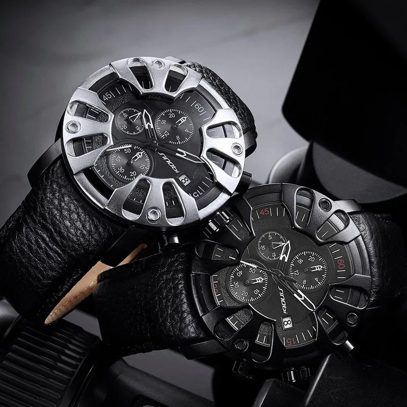

Foreign Tade Watch Men's Fashion Belt Quartz Watch Lfe Waterproof Men's Watches