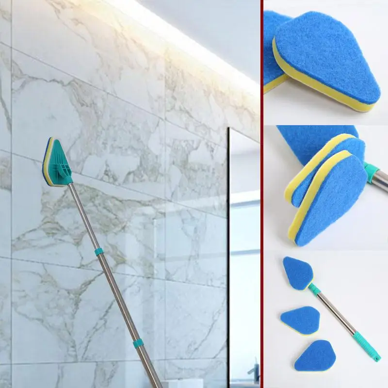 Clean Reach Telescoping Shaft Brush Scrubber Bathtub Cleaning Product