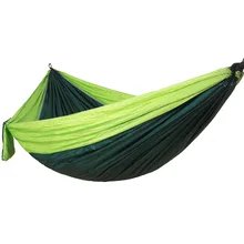 Double person Hammock Portable Parachute Nylon Fabric Travel Ultralight Camping hamak Outdoor Furniture casual hanging bed hamma