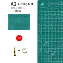 A2 Cutting Mat A2 PVC Multipurpose Self Healing Cutting Mats DIY Tool Cutting Board Double-sided Durable Paper Mat a2 cutting mat multicolour cutting board cutting plate the self healing mat estera de corte