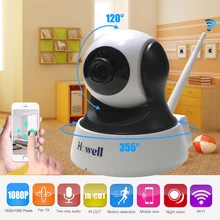 Howell IP Wireless Camera HD 1080P Wifi Wireless Security Camera with Night Vision Ethernet Port Home