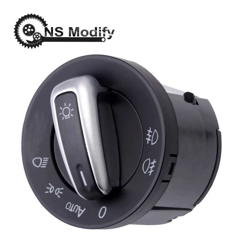 

NS Modify Auto Euro Headlight & Fog Light Switch Control For VW Passat CC Jetta MK5 MK6 VI 6 Golf 5ND 941 431 B 5ND941431B