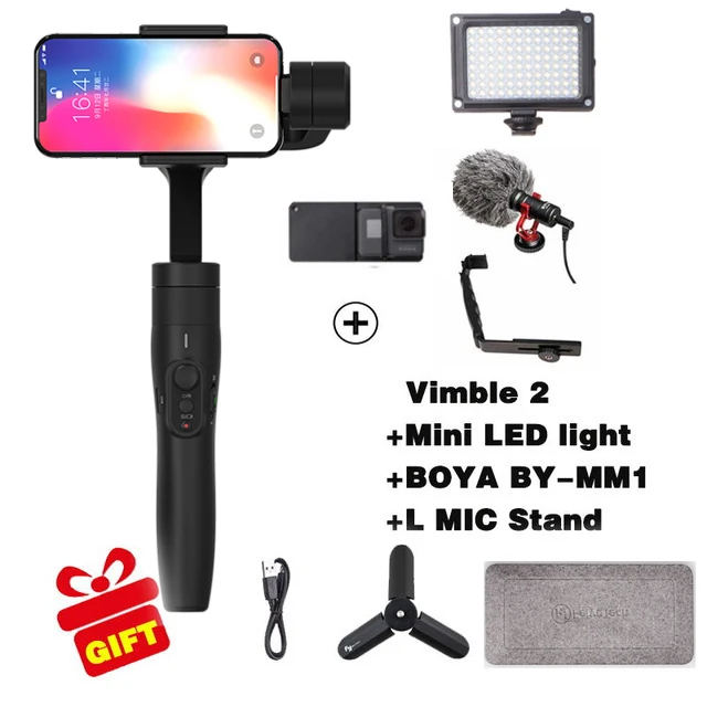 

Feiyutech Vimble 2 3-Axis Handheld Smartphone Gimbal Stabilizer for xiaomi samsung iphone gopro hero yi 4k sjcam action cameras