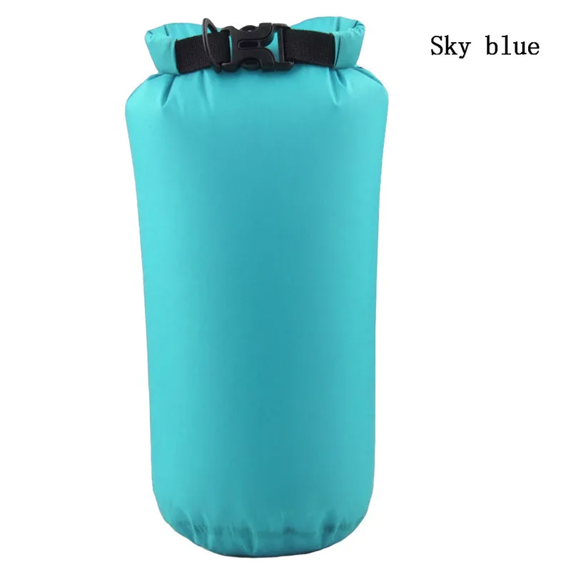 Дождевик рюкзак 8L 15L 75L водонепроницаемая сумка камуфляжная тактическая уличная походная альпинистская пыль дождевик - Color: Sky Blue