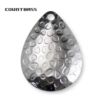 

10pcs Size 3 3.5 4.5 Nickel Plating BRASS Colorado Spinner Blades Hammered Pattern Premium Quality,Diy Spinner Baits