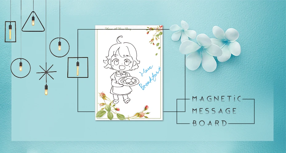 A3 Fridge Magnet Magnetic Board Stickers Removable Erase Drawing Writing  Fridge Message Board Magnets To Do List Memo Pad Notes 01