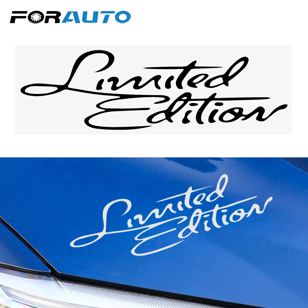 

FORAUTO Auto Stickers Decal Badge Limited Edition for Car Body Window Motorcycle Decoration Car Styling