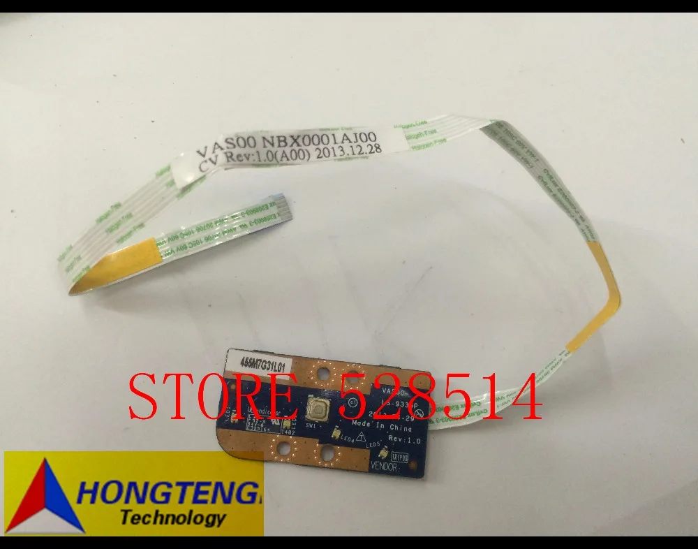 

FOR Dell Alienware 18 Power Button Board LS-9335P CN-0VXVW4 0VXVW4 VXVW4 100% Test ok