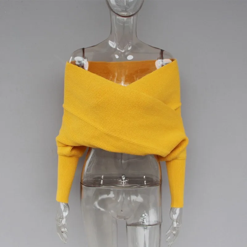 TWOTWIN стиль весна осень вязаные шарфы для женщин плюс толстые теплые модные женские шали корейский стиль аксессуары - Цвет: yellow