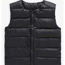 Sundae – gilet à col rond pour enfants, gilet d'hiver doux et chaud pour garçons et filles de 1 à 6 ans