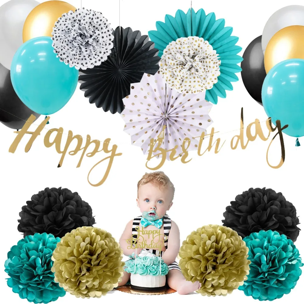 

Wild One First Birthday Party Decoration Set Gold Happy Birthday Banner Cake Topper Boho Tribal Boy Girl Birthday Party Decor