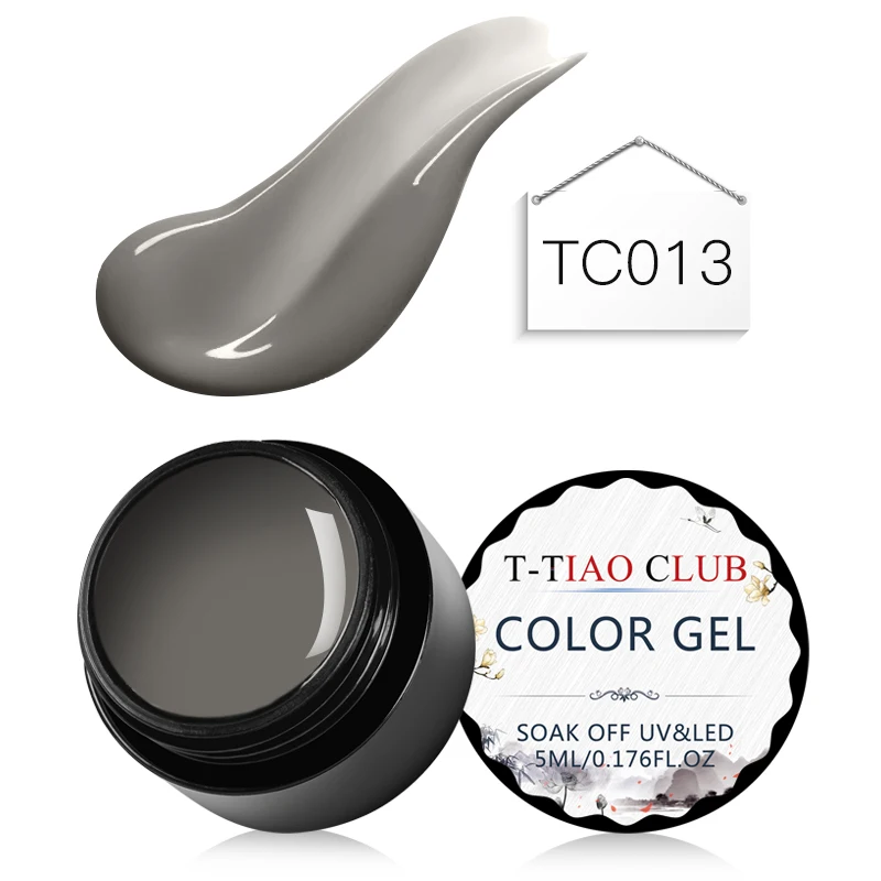 T-TIAO CLUB, чистый цвет, Гель-лак для ногтей, замачиваемый, для маникюра, УФ-Гель-лак, Базовое покрытие, лак для нейл-арта, украшения для маникюра - Цвет: S00955