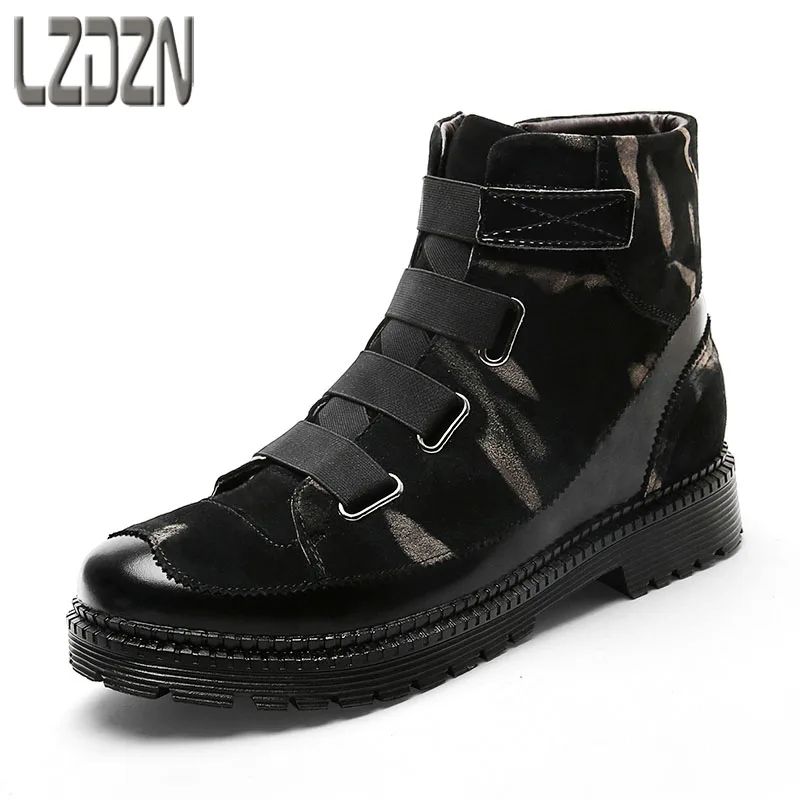 

Men's winter boots boots and shoes northeast winter winter shoes suede shoes warm in winter boots cotton hook shoes