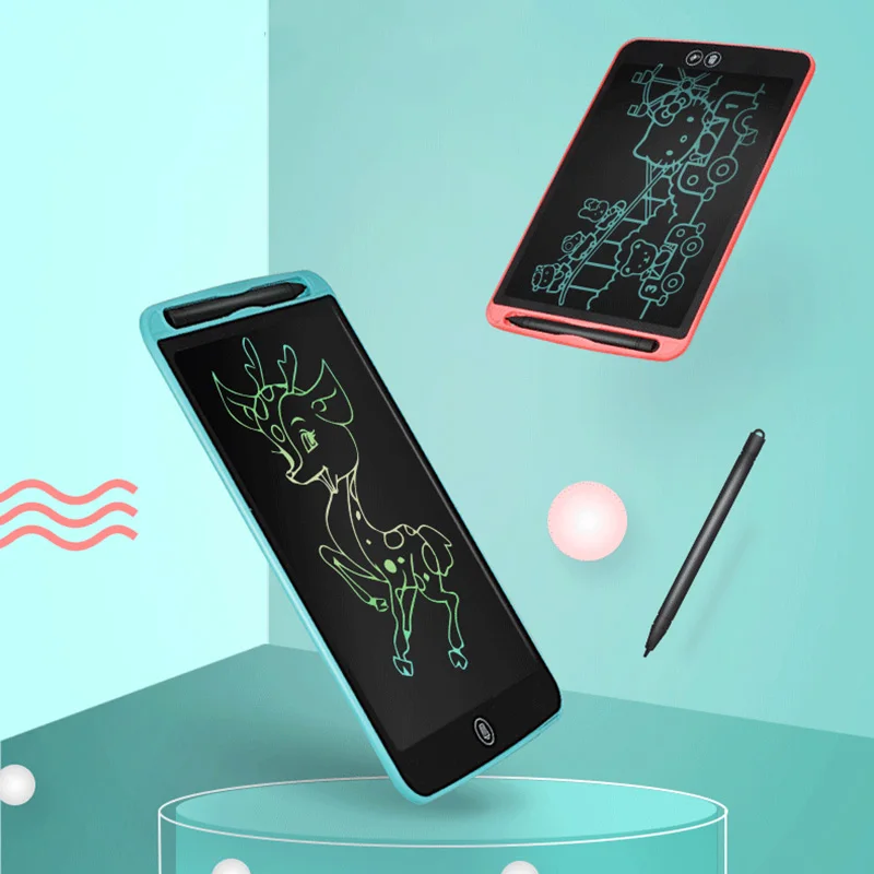 Powstro lcd цифровой планшет для письма ультра-тонкий красочный графический Рисунок планшеты доска Электронный почерк Pad детская ручка подарок