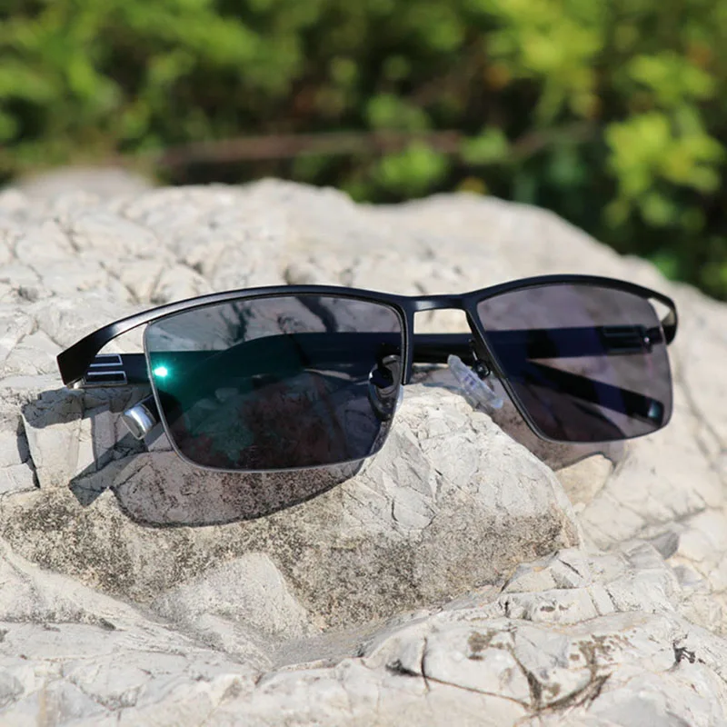 Fashion neutral reading glasses multi-focus progressive reading glasses transition sun optical color changing glasses