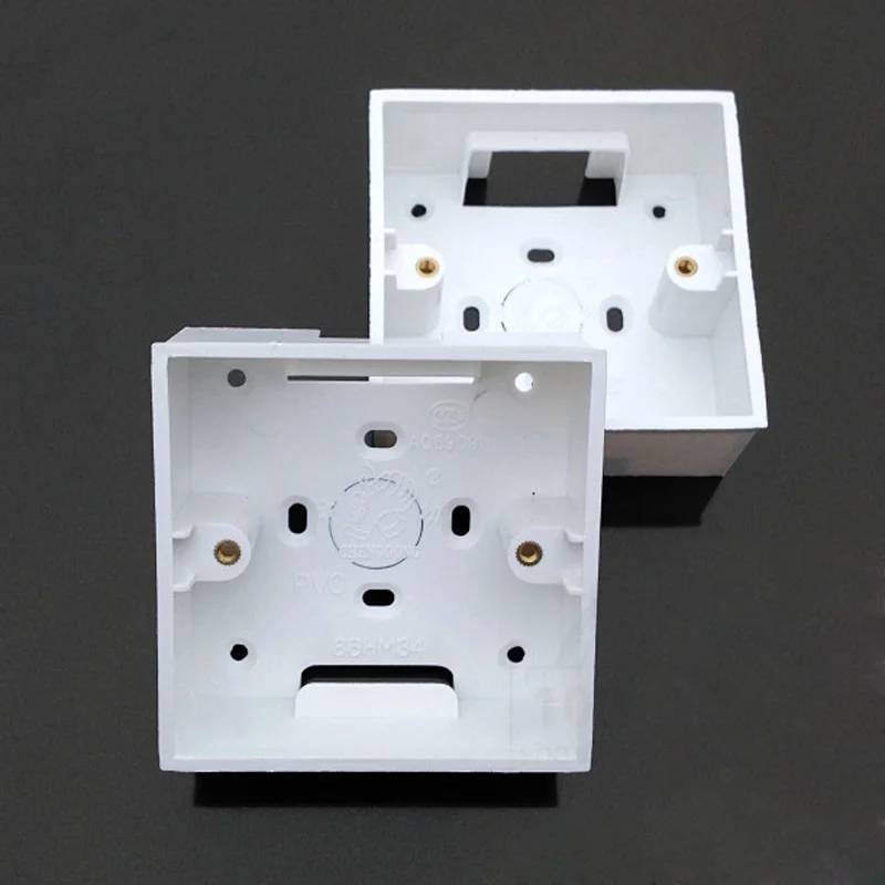 86 Type Outfit Junction Box Surface Mount Bottom Box Push Button Switch Socket Junction Box Trough