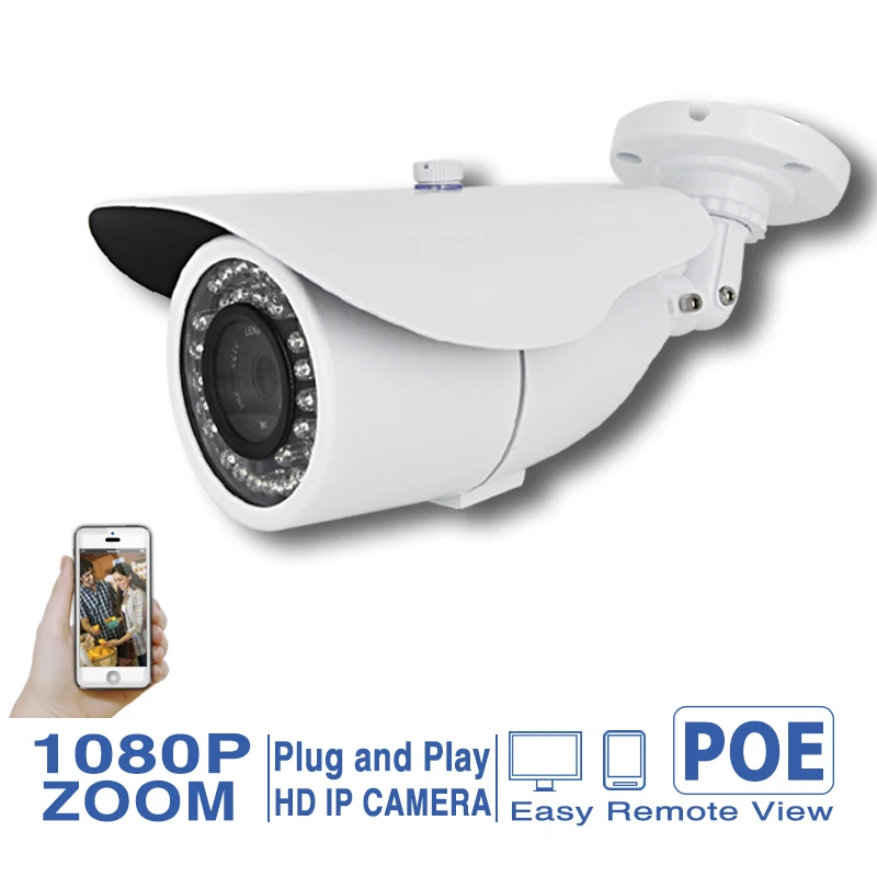  Free Shipping 1080P cctv camera Ful HD network security camera onvif 30M ir range IP CAM ip camera digital surveillance p2p cctv 