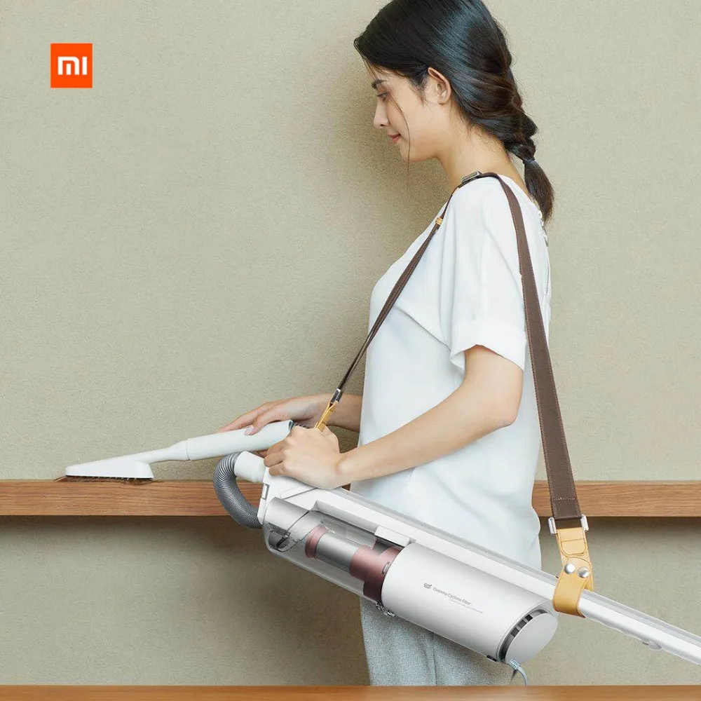 Пылесос Xiaomi Mijia Deerma DX800S с двойной циркуляцией вертикальный ручной легкий пылесос