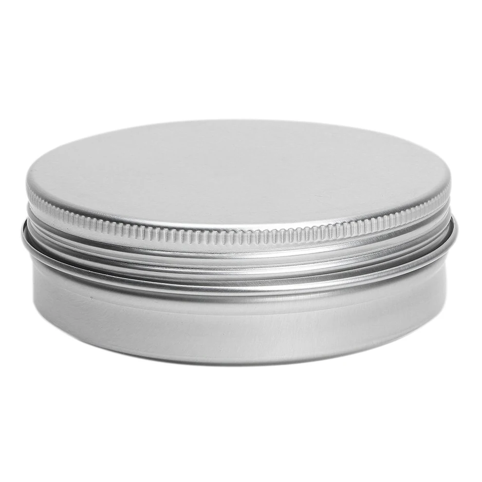 

5pcs of 1 x Empty Cosmetics Pot Lip Balm Tin Jar Container screw 100ml