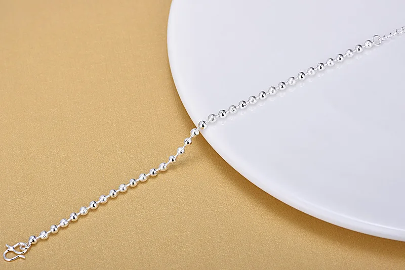 Everoyal повелительница 925 Серебряные ножные браслеты Jewelry женский шарм рис серебро Браслеты для Для женщин на день рождения Аксессуары для венчания