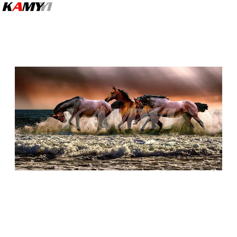 

5D DIY Diamond Painting The Cavalry - Sarah Nipper Needlework Home Decorative Full Square Diamond Embroidery NMX 2:4